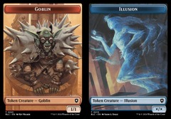 Goblin (0021) // Illusion (0013) Double-Sided Token